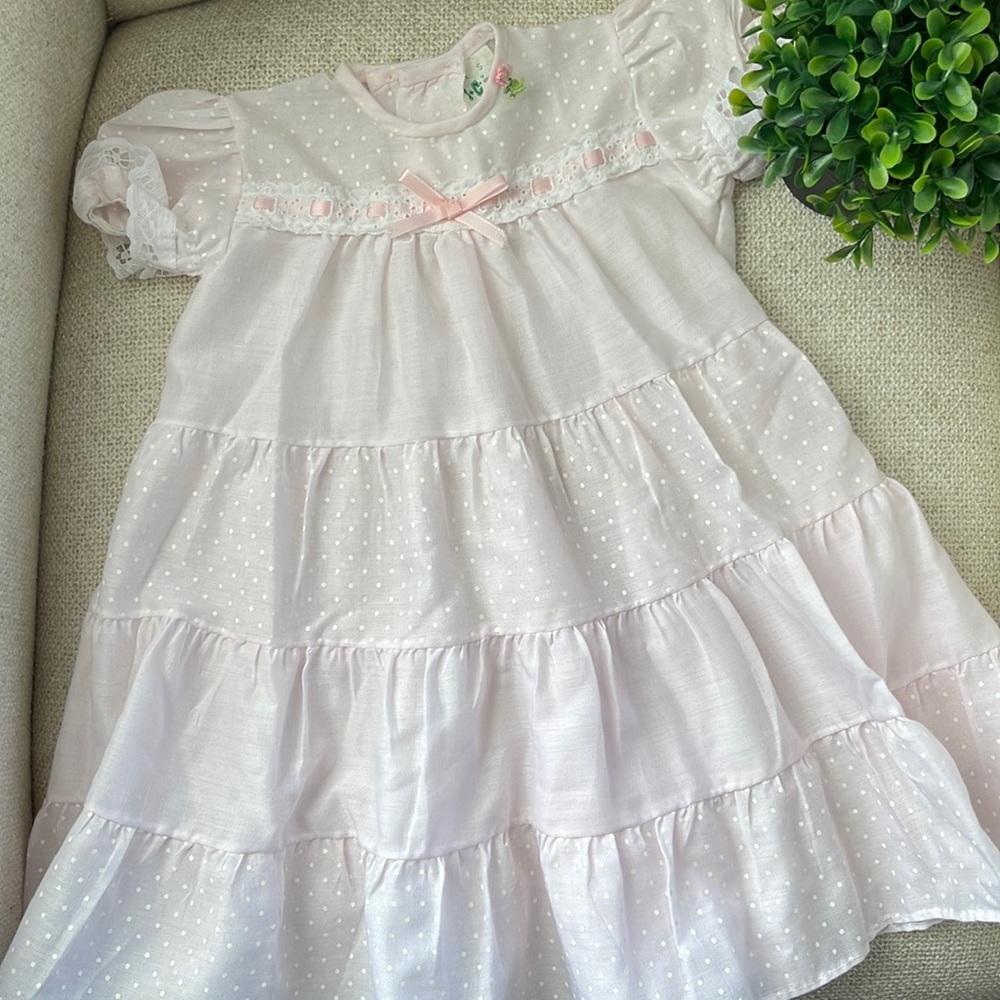 Vintage Isaacson Carrico infant dress size small (12-18m)